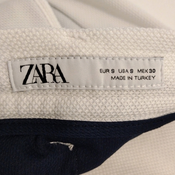 Zara - Men's White Shorts - Picture 9 of 10